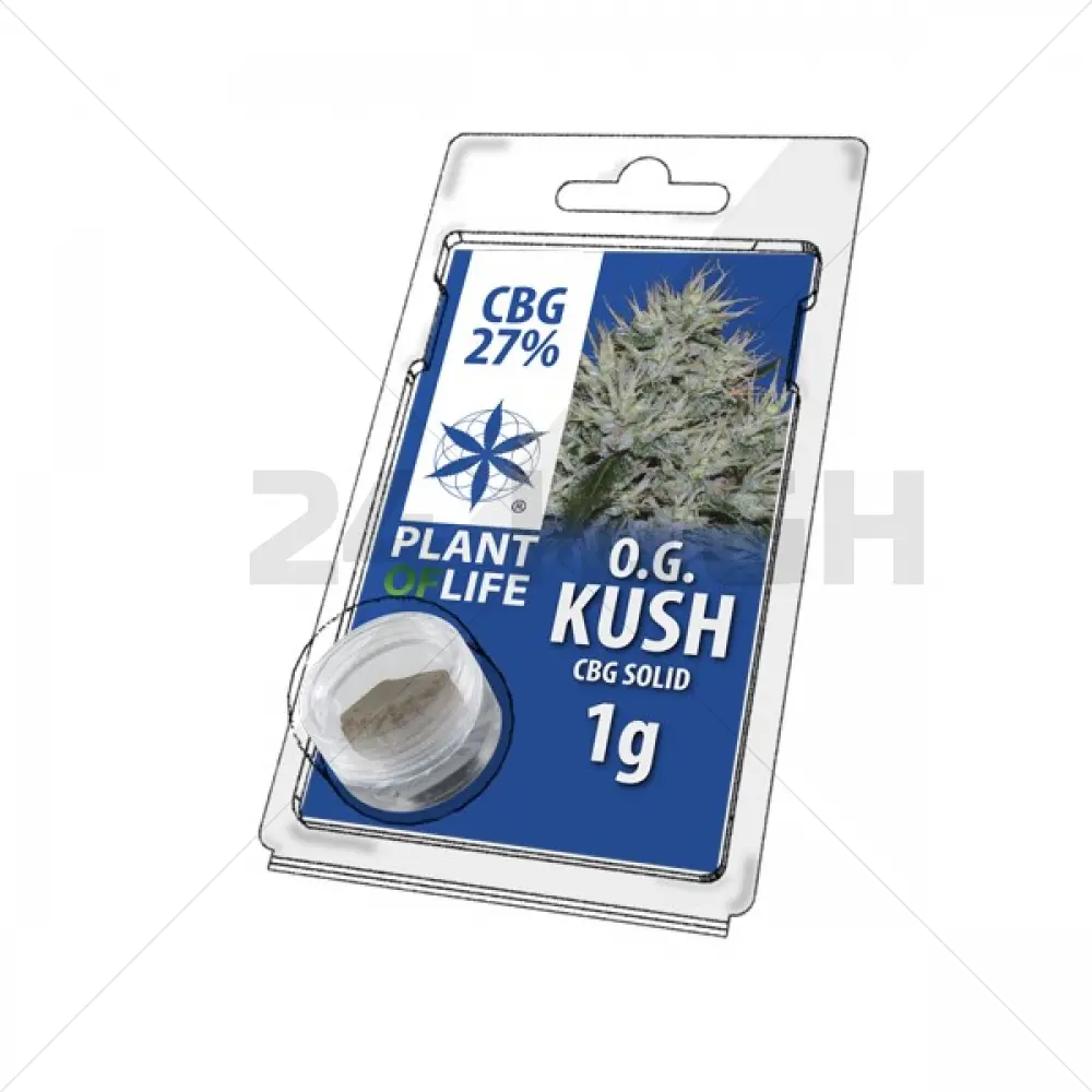 Solide 27% CBG Og Kush Extraktion 1G