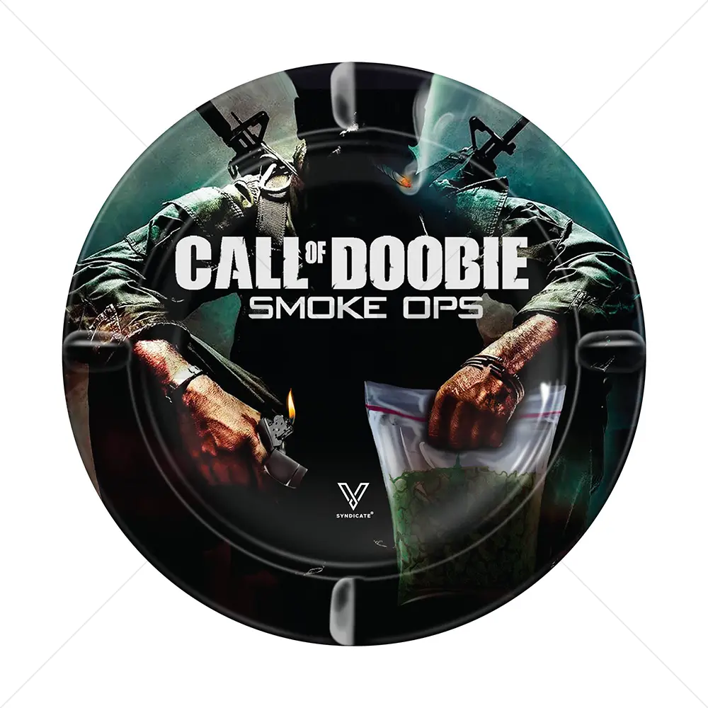 Metall-Aschenbecher Call of Doobie 