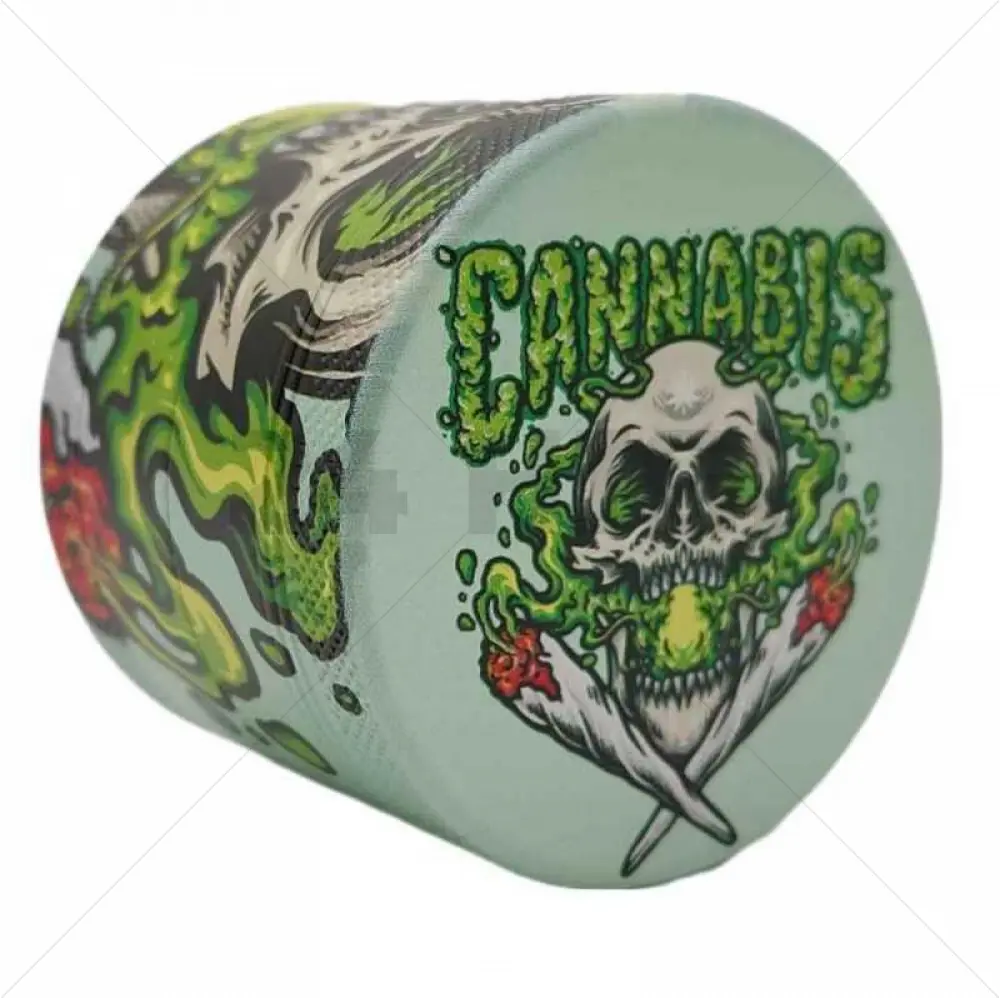 Grinder 4-Teilig XL | Aluminium | 55mm | Stay 420 Serie | Design 3 | Skull Smoker 2