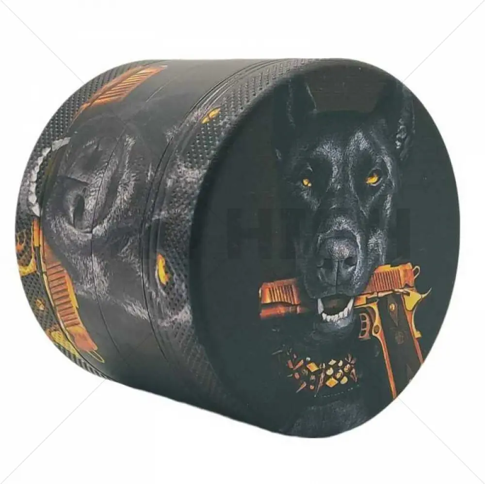 Grinder 4-Teilig XL | Aluminium | 55mm | Luxury Art Series | Design 1 | Mafia Dog