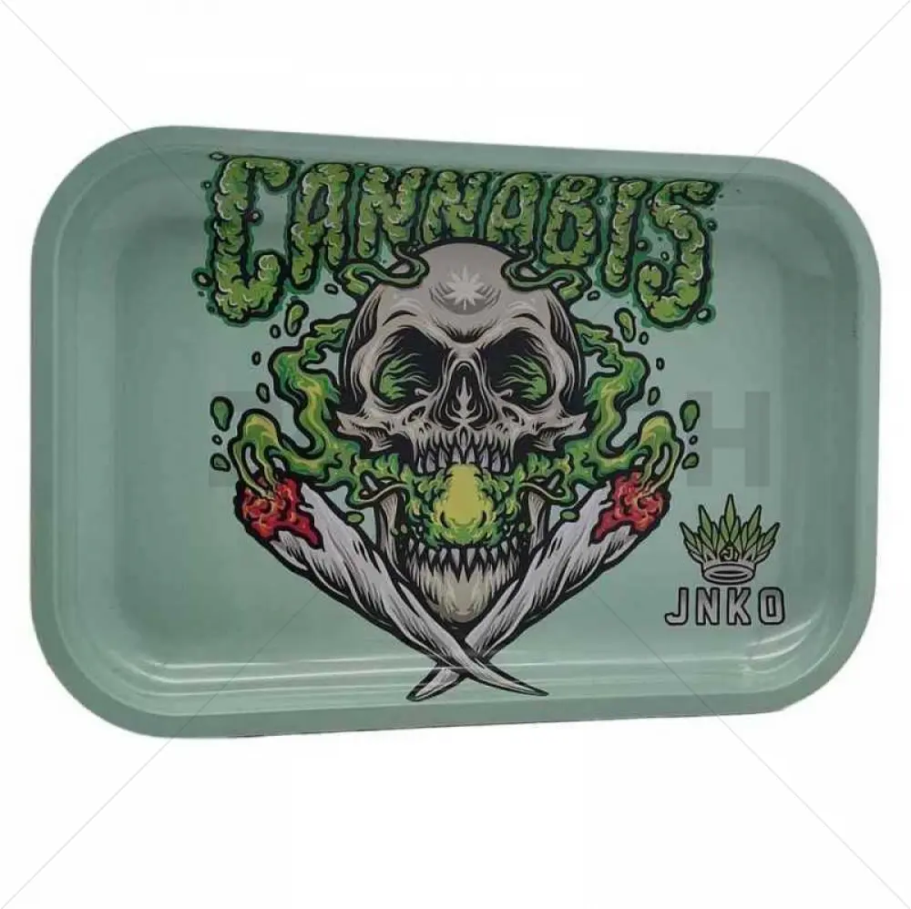 Rolling Tray XXL | 29x19cm | Stay 420 Serie | Design 3 | Skull Smoker 2