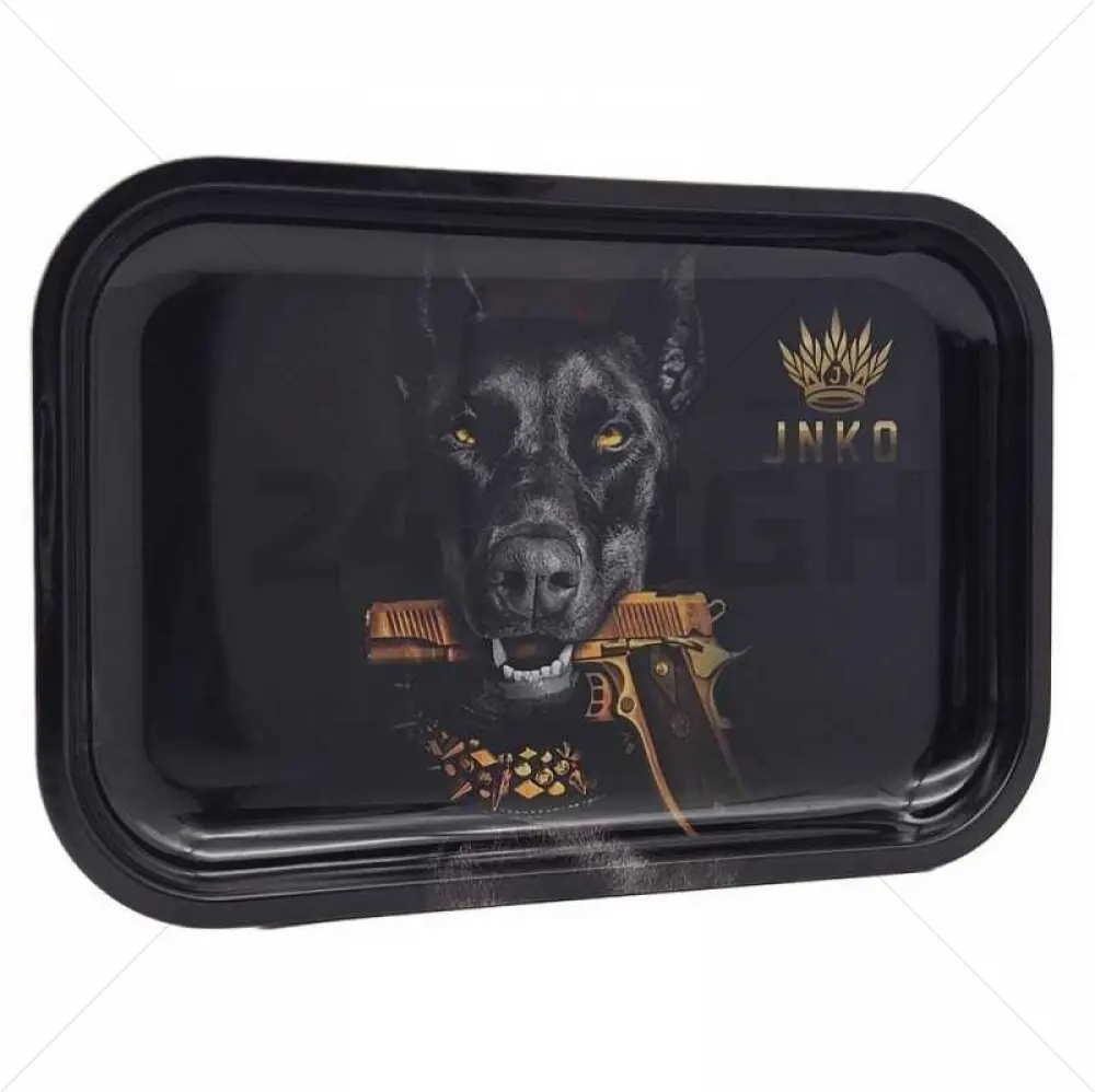 Rollendes Tablett XXL | 29x19cm | Luxury Art Series | Design 1 | Mafia Dog